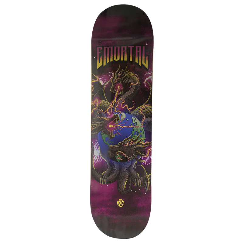 Emortal Black Dragons Skate Deck