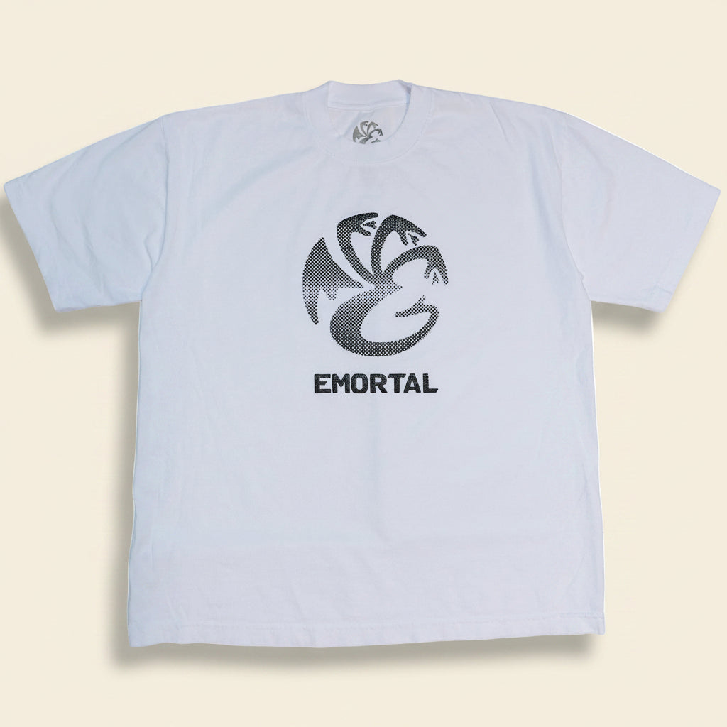 EMORTAL Braille Garment Dye Tee- 3-Headed Dragon Edition