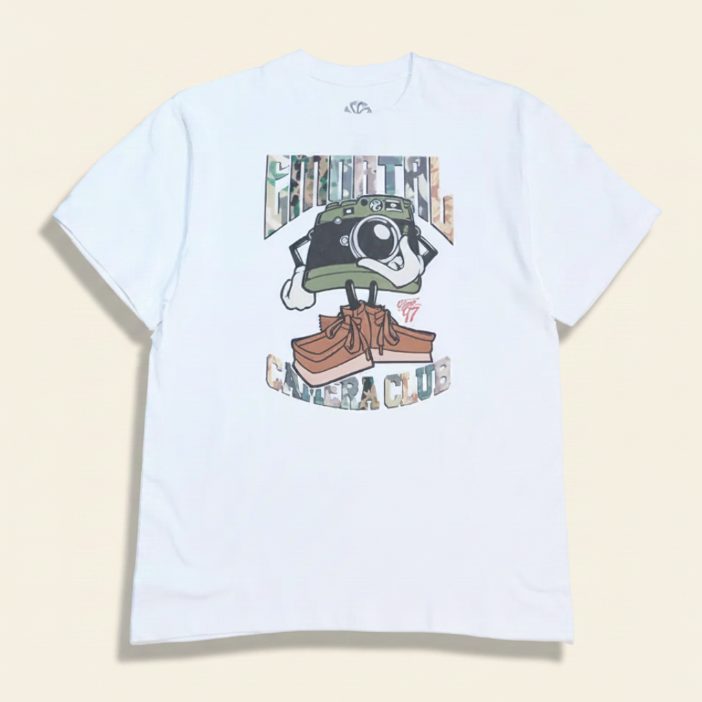 EMORTAL Camera Club Camo Tee | Document the Culture