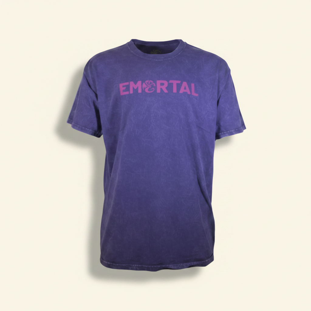 EMORTAL Logo Tee | Ube Purple