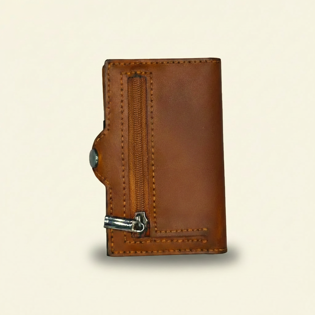 EMORTAL RFID Wallet — Vintage Leather