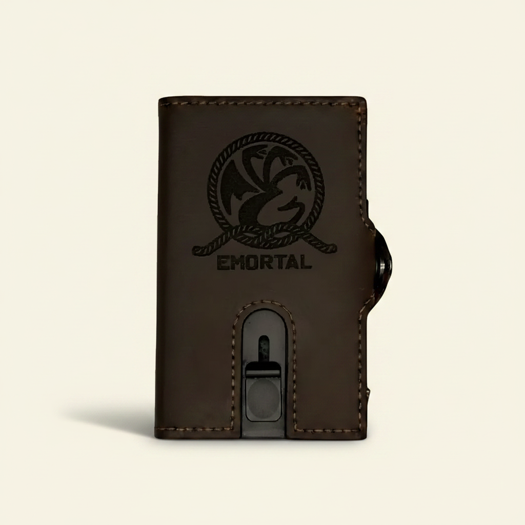 EMORTAL RFID Wallet — Vintage Leather
