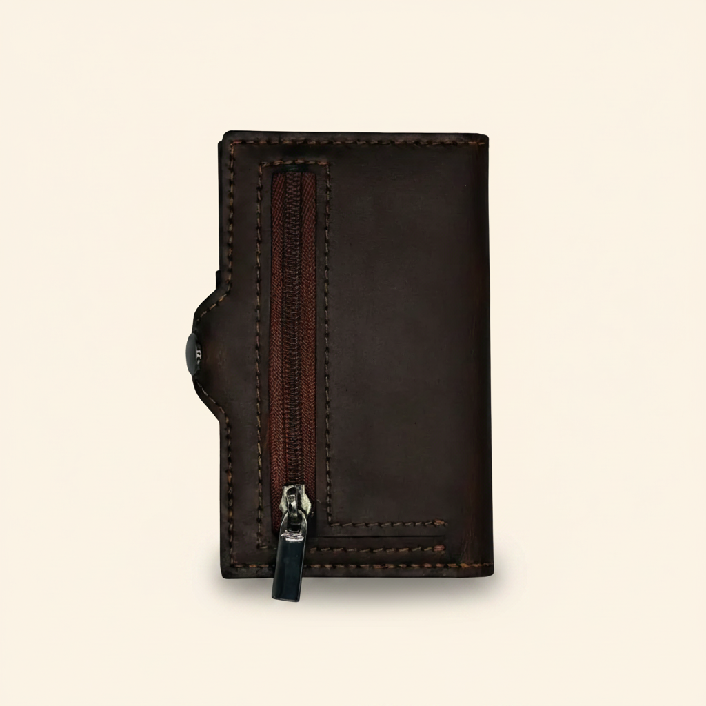 EMORTAL RFID Wallet — Vintage Leather